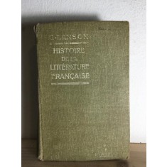 Gustave Lanson - Histoire de la Litterature Francaise