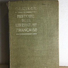 Gustave Lanson - Histoire de la Litterature Francaise
