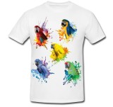 Cumpara ieftin Tricou &quot; 5 x papagali &quot;