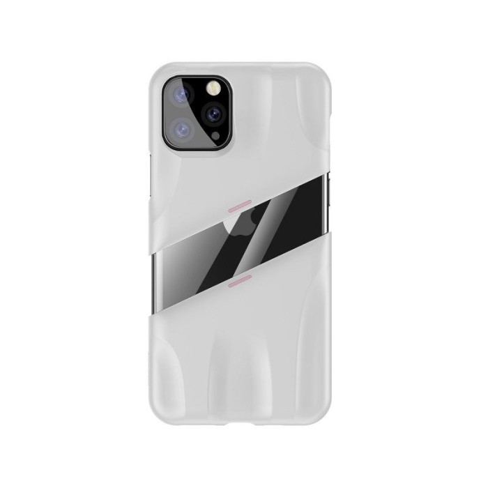 Husa Apple iPhone 11 Pro, Baseus Let&amp;#8217;s go Airflow, Alb, 5.8 inch
