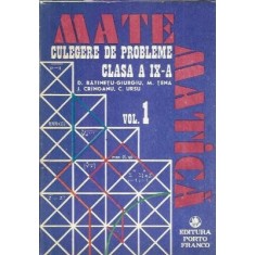 Culegere de probleme de matematica. Clasa a IX-a (volumul 1) - D. Batinetu-Giurgiu