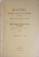 BULETINUL ACADEMIEI DE INALTE STUDII AGRONOMICE DIN CLUJ VOL.3-CORPUL DIDACTIC AL ACADEMIEI-317648
