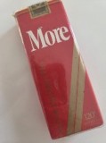 Pachet Țigări de Colecție MORE 120s &ndash; PLIN și SIGILAT (Vintage, Made in USA)