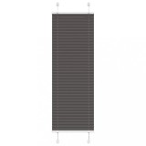 VidaXL Jaluzea plisată negru 40x100 cm Lățime țesătură 39,4cm poliester