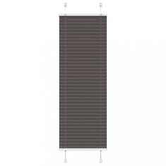 vidaXL Jaluzea plisată negru 45x150 cm Lățime țesătură 44,4cm poliester 4015132