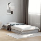 Cumpara ieftin Cadru de pat, gri sonoma, 90x200 cm, lemn prelucrat