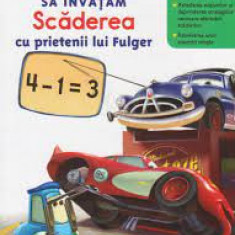 Sa invatam scaderea cu prietenii lui Fulger, grupa pregatitoare +5 ani