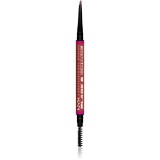 NYX Professional Makeup Blade &amp; Shade creion pentru sprancene cu pensula culoare 06 Rich Auburn g