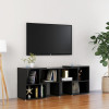 Comoda TV, negru extralucios, 104x30x52 cm, PAL GartenMobel Dekor, vidaXL