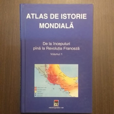 ATLAS DE ISTORIE MONDIALA - VOL 1 - HERMANN KINDER, WERNER HILGEMANN