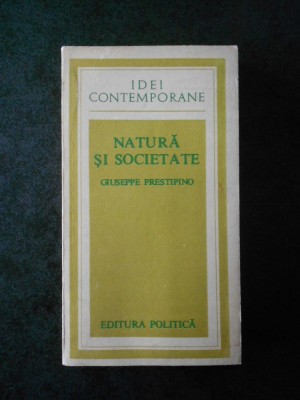 GIUSEPPE PRESTIPINO - NATURA SI SOCIETATE foto