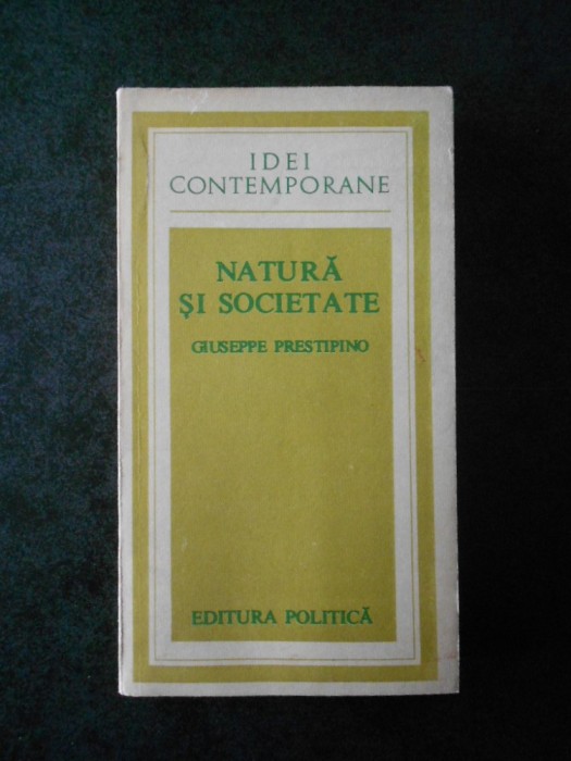 GIUSEPPE PRESTIPINO - NATURA SI SOCIETATE