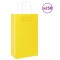 vidaXL Pungi de h&acirc;rtie 250 buc cu m&acirc;nere galbene 21x11x36 cm 4101785