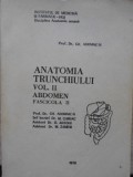 ANATOMIA TRUNCHIULUI VOL.II ABDOMEN FASCICOLA II-GH. ADOMNICAI SI COLAB.-90916
