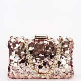 Cumpara ieftin Geanta clutch champagne cu paiete BYH-896 05