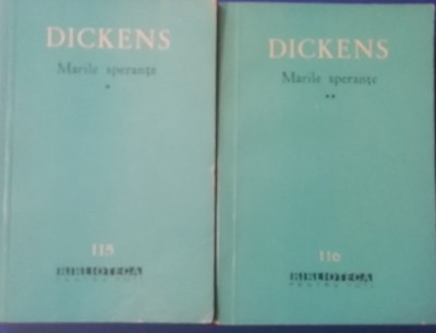 myh 48f - BPT - Charles Dikens - Marile sperante - 2 volume - ed 1962 foto