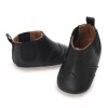 Ghetute tip Chelsea, negre, pentru bebelusi (Marime Disponibila: 6-9 luni, Superbaby