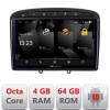 Navigatie Peugeot 308 Quad Core 5510-038 Android Octa Core 720p 4+64 DSP 360 camera carplay android auto CarStore Technology