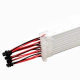 Set 10 Bare LED COB 50cm, Albastru, 220V - Iluminare Eficienta Interior/Exterior, Dulap, Vitrine, Auto, Barca
