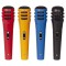 Set 4 microfoane diverse culori