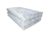 Saltea pliabila copii MyKids spuma poliuretanica (burete) Baby Teddy blue