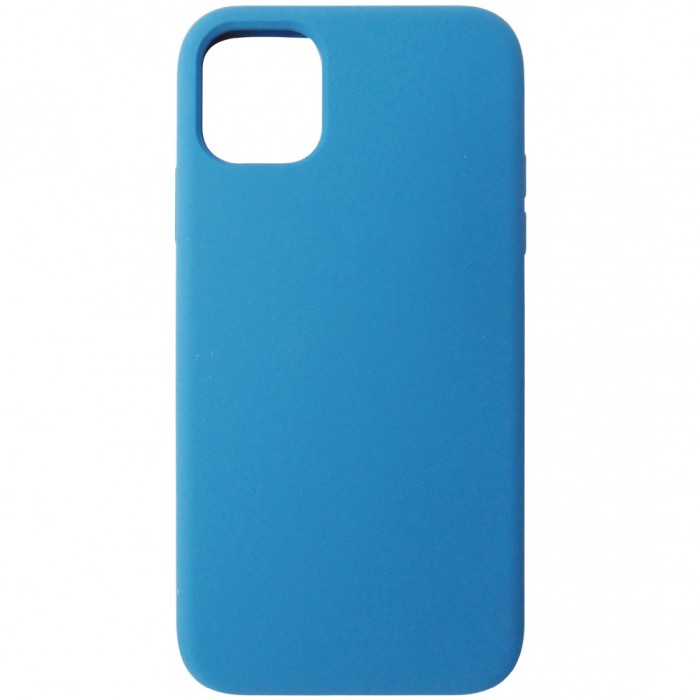 Husa silicon TPU Matte bleu pentru Apple iPhone 11