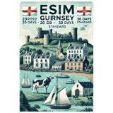 ESIM Guernsey, 20GB, 30 Days, Standard