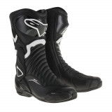 Cumpara ieftin Ghete Moto Alpinestars SMX-6 V2 Boots, Negru/Alb, Marime 39