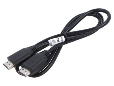 Cablu de conectare negru 1m foto