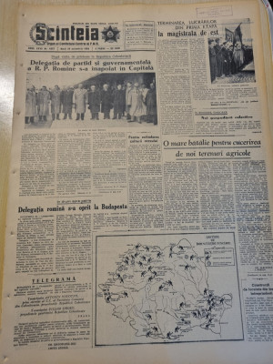 scanteia 28 octombrie 1958-digul carcaliu-macin si bumbesti-livezeni,panciu foto