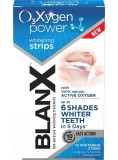 Benzi Pentru Albirea Dinților, BlanX, O3X Whitening Strips, &Icirc;ndepărtare Pete Dentare, Albire Delicată, 10 buc