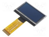 Afișaj OLED grafic 1,54&quot; 128x64 ambră RAYSTAR OPTRONICS