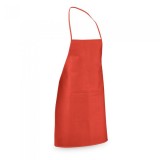 Sort Bucatarie Rosu cu Buzunar, 49x68.5cm, Cordon Ajustabil. Sort Gatit Profesional/Casnic. Protectie Stropi si Pete