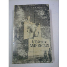 L&#039;ESPRIT AMERICAIN - Henry Steele COMMAGER