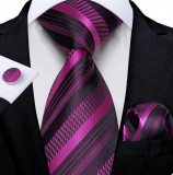 Set cravata + batista + butoni - matase -- model 778