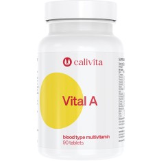 Vital A Supliment alimentar cu Multivitamine pentru Grupa Sanguina A (90 tablete) - Calivita