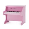 Pian Roz din Lemn New Classic Toys, 18 clape, Joc Muzical Educativ pentru Copii, Dezvoltare Coordonare Mana-Ochi, Creativitate