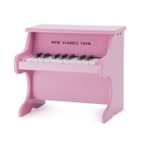 Pian Roz din Lemn New Classic Toys pentru Copii, 18 clape, Jucarie Muzicala, +3 ani
