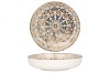 Rinart Farfurie ad&acirc;ncă - Aztec - Porţelan - 17 cm (410cc) - set de 6