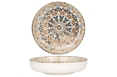 Rinart Farfurie ad&amp;acirc;ncă - Aztec - Porţelan - 17 cm (410cc) - set de 6 foto