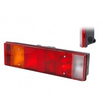 Lampa stop cu bec tip MAN cu mufa laterala (46.5x13) foto