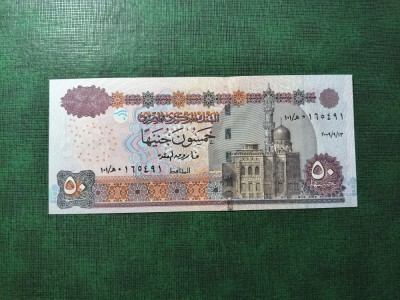EGIPT 50 POUNDS 2009 UNC foto