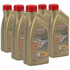 Set 5 Buc Ulei Motor Castrol Edge Professional C1 5W-30 1L