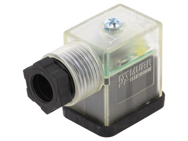 Conector Valvă Mufă B 10mm 3 PIN 90&deg;
