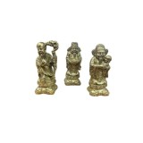 Statuieta set 3 intelepti din rasina 10 cm