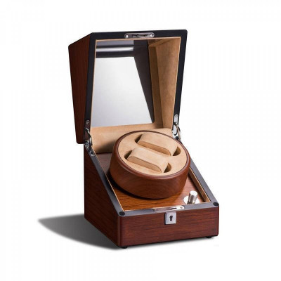 Watch Winder 2+ 0 - Lemn Natur - Dispozitiv pentru intoarcere ceasuri automatice - WW3868 foto