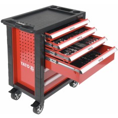 Dulap scule profesional YATO 6 sertare Echipat 177 piese