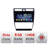 Navigatie Audi A6 F-102 Octa Core cu Android Radio Bluetooth Internet GPS WIFI DSP 8+128GB 4G CarStore Technology