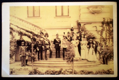 P.386 ROMANIA CP REEDITATA CAROL I FERDINAND I FRANZ JOSEPH foto