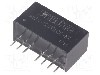 Convertor de tensiune, DC-DC, intrare 9...18V DC, iesire 3,3V DC, putere 3W, AIMTEC - AM3G-1203SH30-NZ